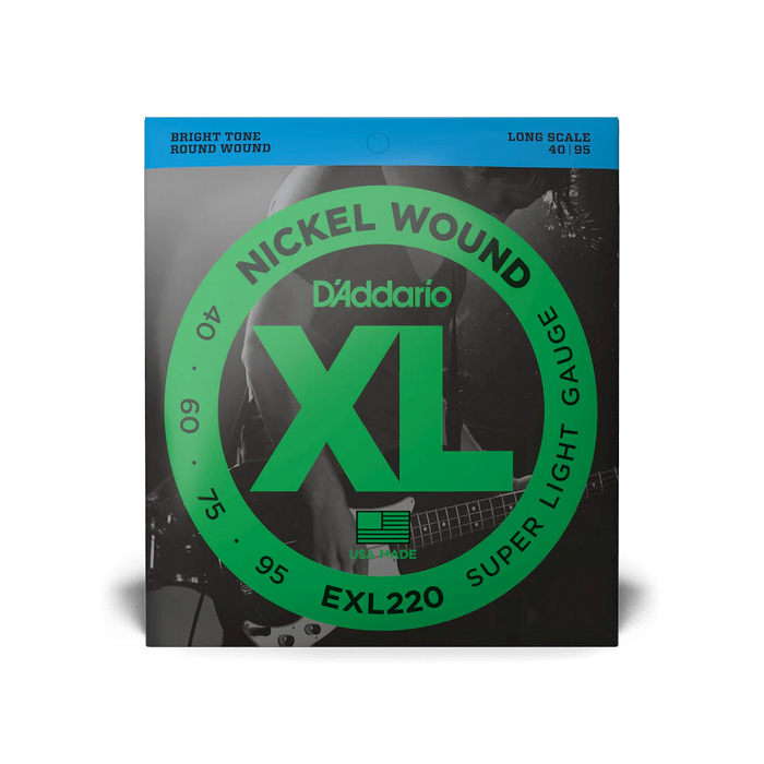 D'Addario EXL220 Nickel Round Wound 40-95