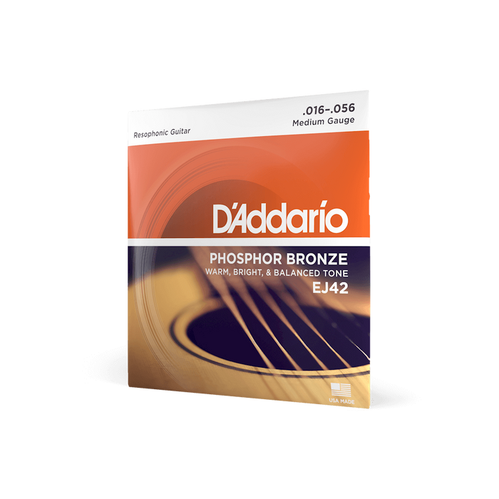 D'Addario EJ42 - Phosphor Bronze Resphonic Guitar 16-56