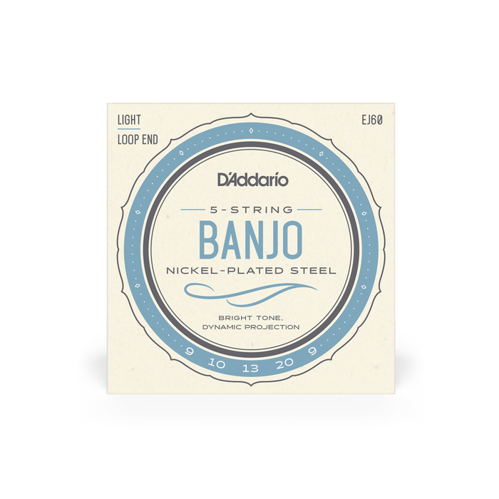 D'Addario EJ60 Banjo Strings, Light