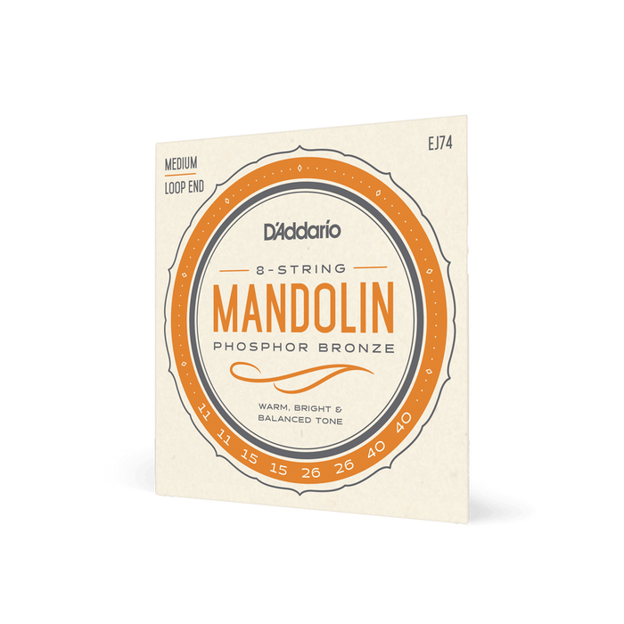 D'Addario EJ74 - Mandolin Phosphor Bronze Medium 11-40