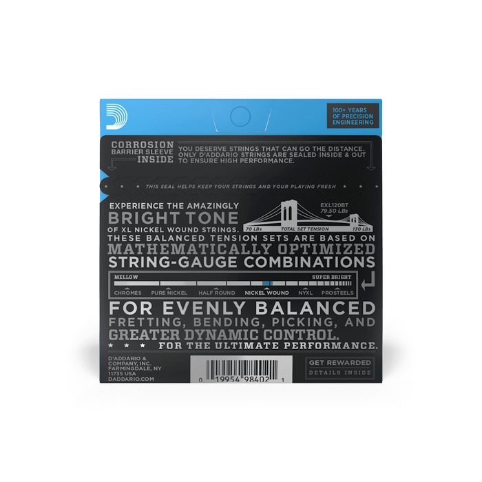 D'addario XL Super Light Balanced Tension - 09-40