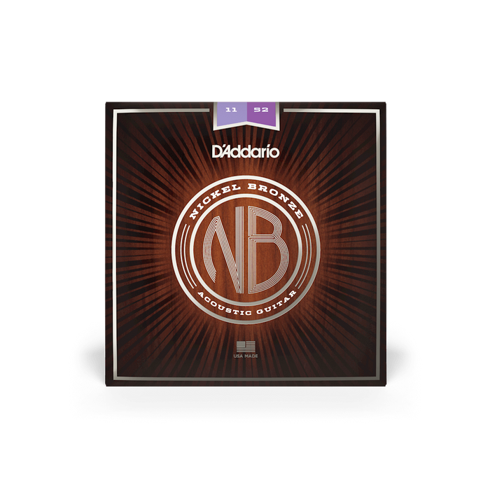 D'Addario Nickel Bronze Custom Light 11-52