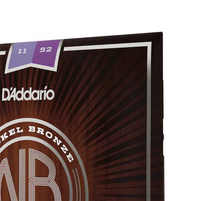 D'Addario Nickel Bronze Custom Light 11-52