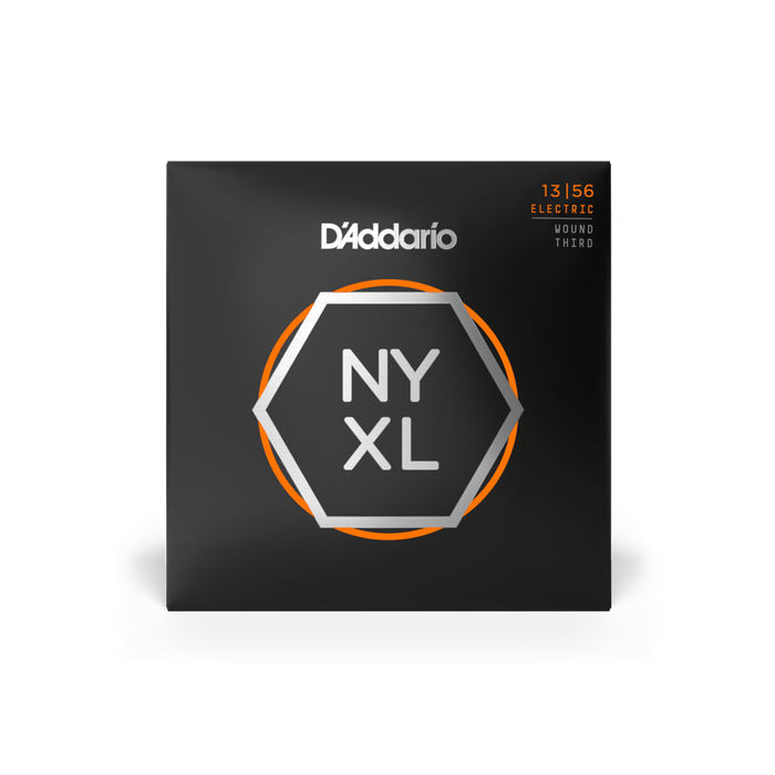 D'Addario NYXL1356W Medium Wound 3rd Electric Guitar Strings 13-56