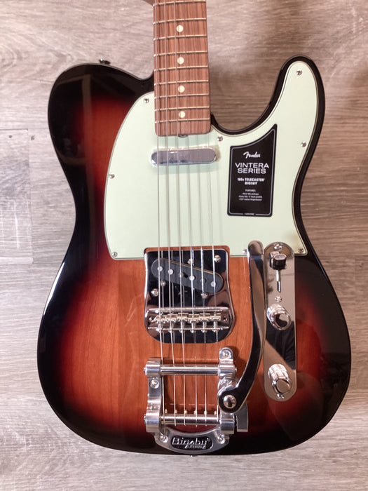 Fender Vintera '60s Telecaster Bigsby, Pao Ferro Fingerboard - 3-Tone Sunburst - B-Stock