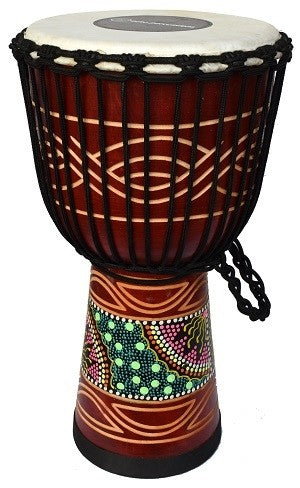 Ecko 50CM Carved Djembe - Candy