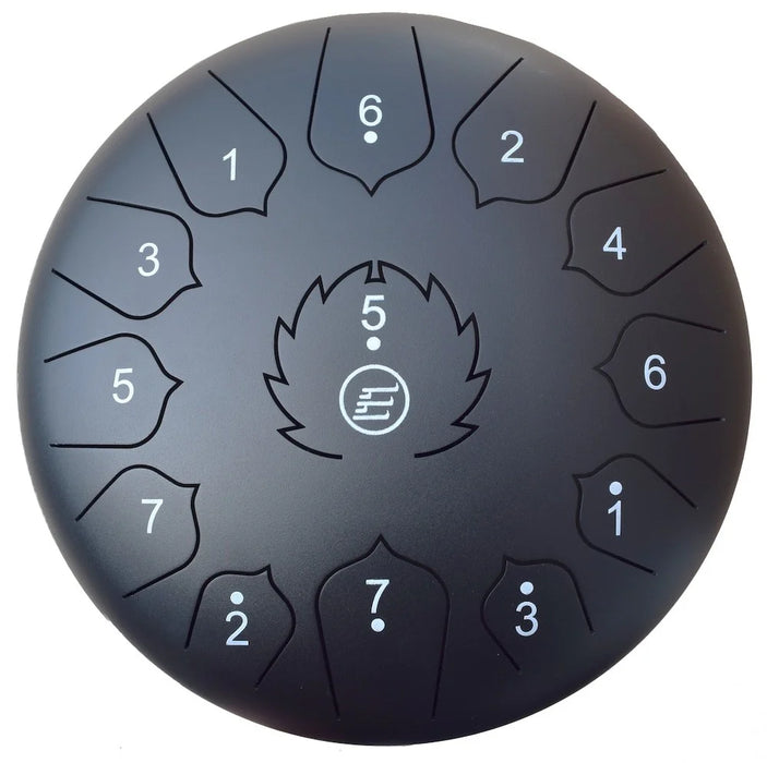 Ecko TD12/13N - Tongue Drum - 12'' - 13 Notes, Black