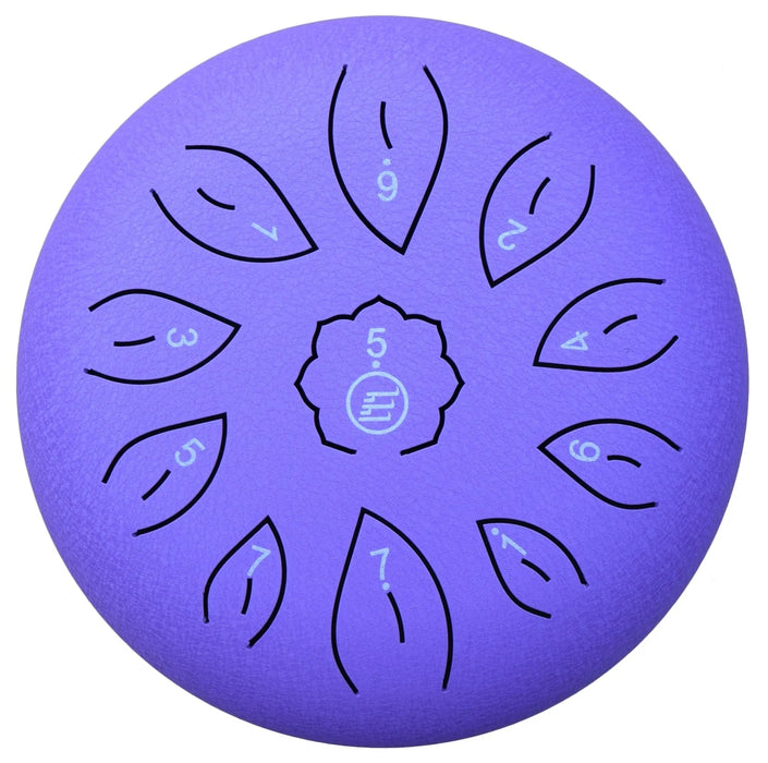 Ecko TD8/11N Tongue Drum 8'' 11 Notes, Purple