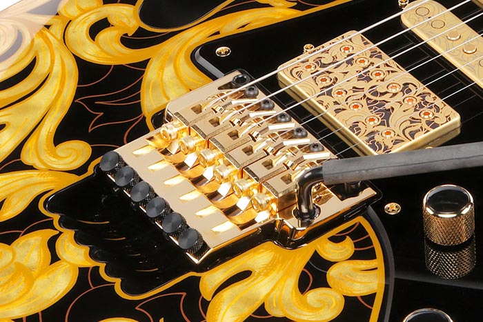 Ibanez PIA77BON2 Steve Vai Signature Electric Guitar, Gold