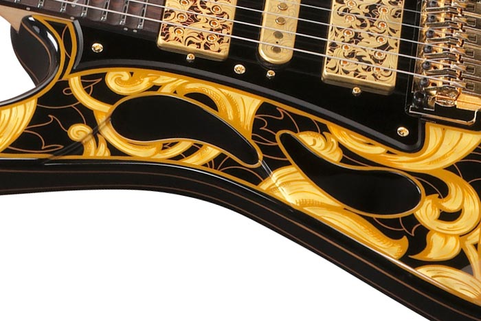 Ibanez PIA77BON2 Steve Vai Signature Electric Guitar, Gold