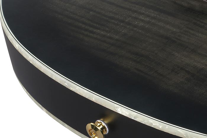 Ibanez TOD20FMN Tim Henson Signature Nylon Acoustic-Electric Guitar, Black Burst Fade Low Gloss