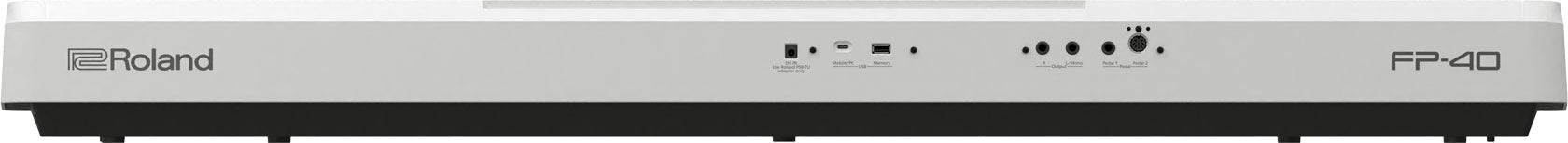 Roland FP-40-WH Digital Piano, White