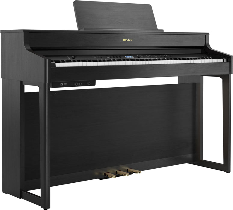 Roland HP702-CH-WS Digital Piano - Charcoal with stand
