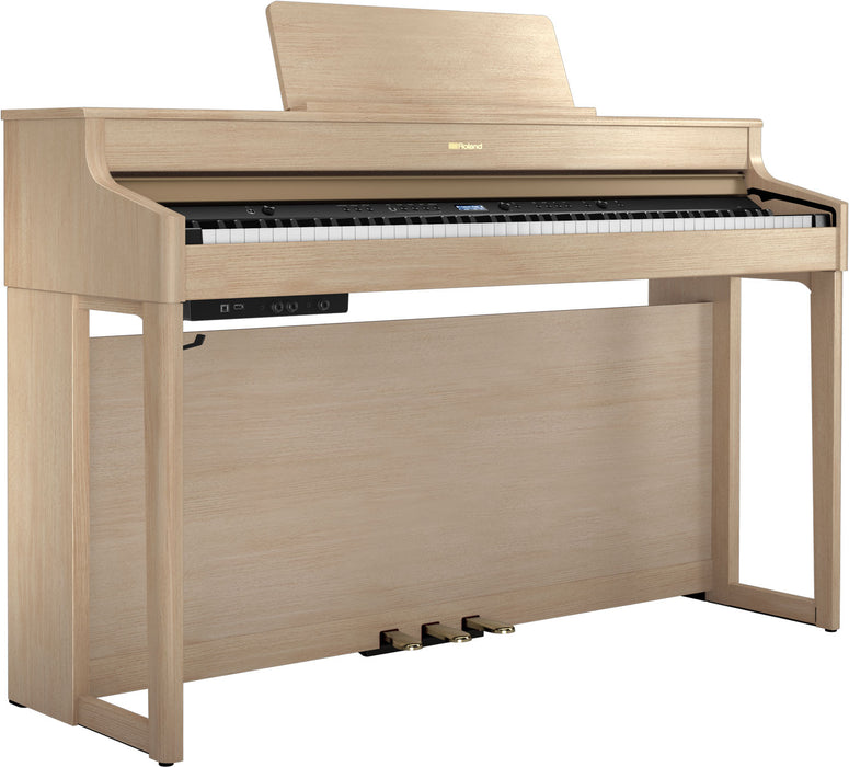 Roland HP702-LA-WS Digital Piano - Light Oak with stand