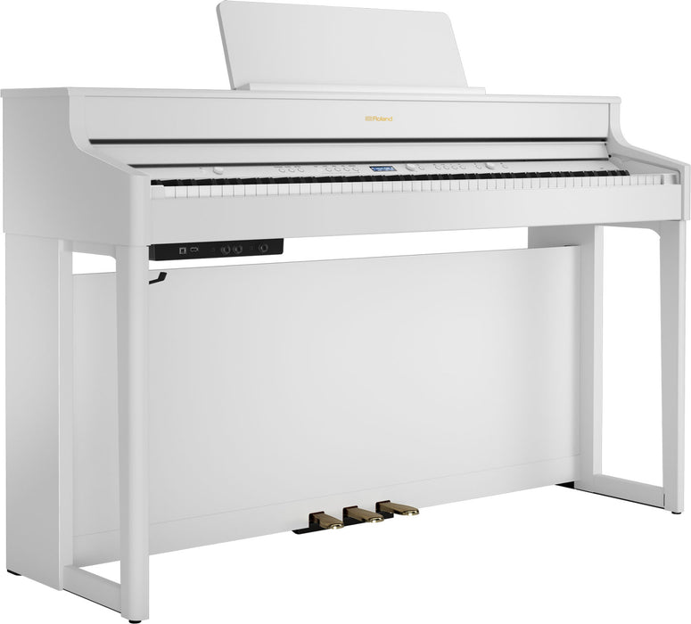 Roland HP702-WH-WS Digital Piano - White with stand