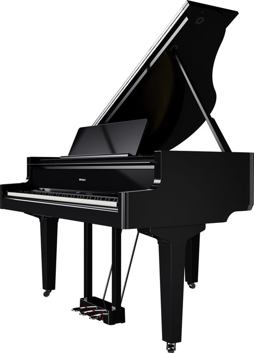 Roland GP-9M-PE Digital Grand Piano w/ Moving Keyboard - Polished Ebony
