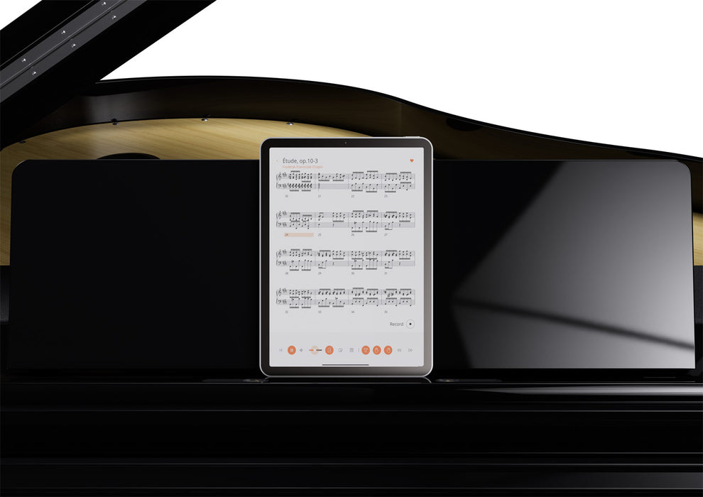 Roland GP-9M-PE Digital Grand Piano w/ Moving Keyboard - Polished Ebony