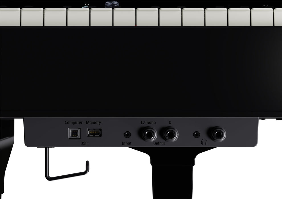 Roland GP-9M-PE Digital Grand Piano w/ Moving Keyboard - Polished Ebony