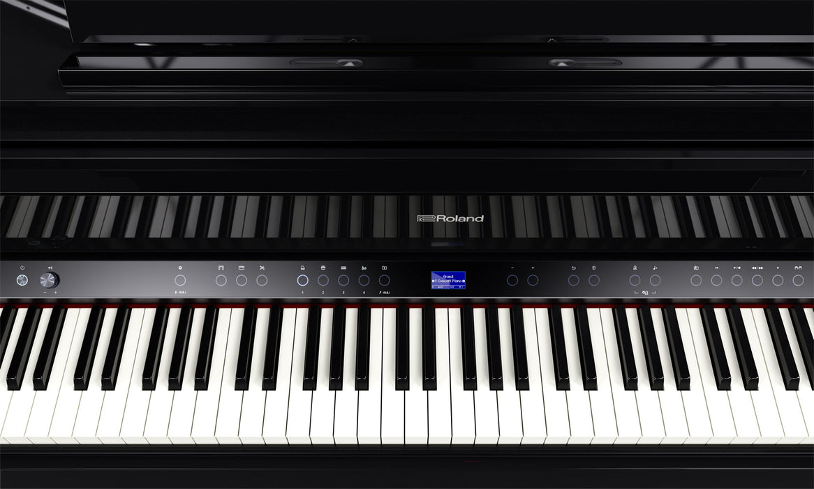 Roland GP-9M-PE Digital Grand Piano w/ Moving Keyboard - Polished Ebony