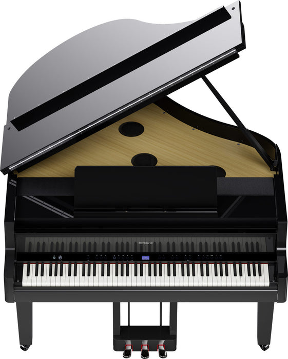 Roland GP-9M-PE Digital Grand Piano w/ Moving Keyboard - Polished Ebony