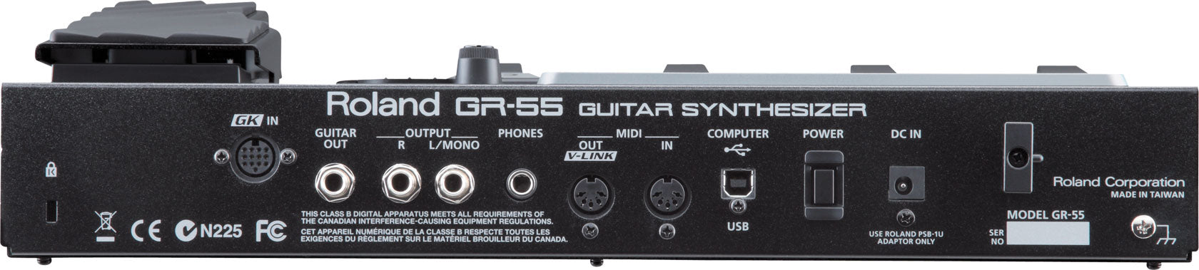 Roland GR-55GK-BK Guitar Synthesizer w/Pickup Black