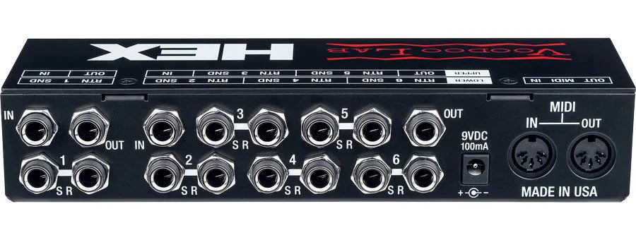 Voodoo Lab HEX Pedal Switcher w/ 6 True Bypass Loops