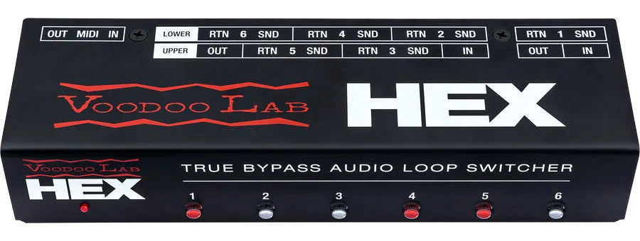 Voodoo Lab HEX Pedal Switcher w/ 6 True Bypass Loops