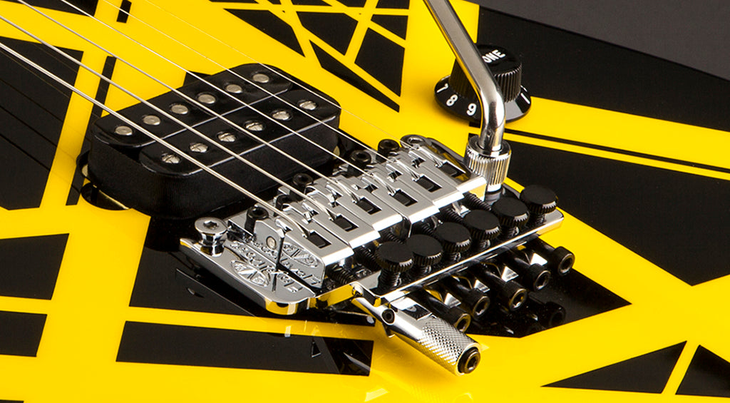 EVH Striped Series Black with Yellow Stripes