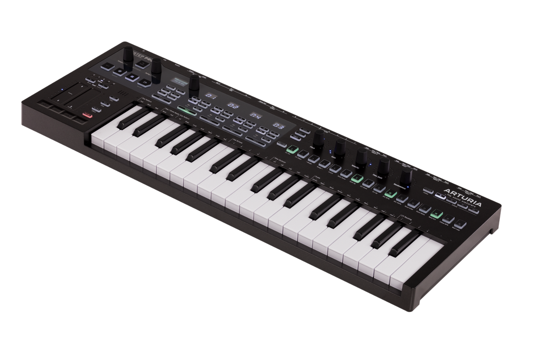 Arturia Limited Edition Keystep Pro Chroma 37-Key All-In-One Step Sequencer & Controller Keyboard - Black