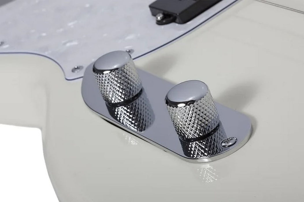 Schecter Banshee Bass Left-Handed Olympic White