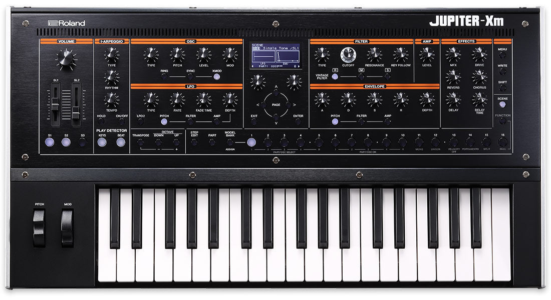 Roland JUPITER-XM Synthesizer - Compact Keys