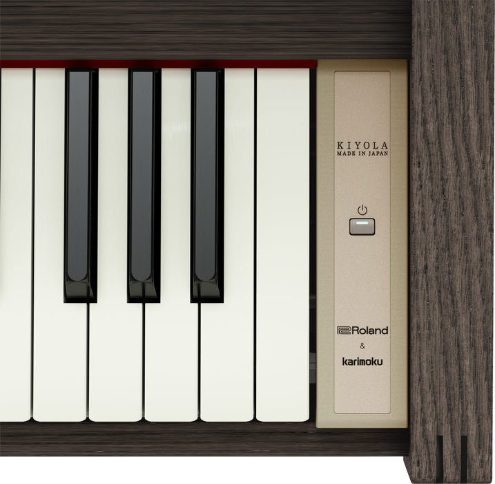 Roland KF-25-KSO Kiyola Digital Piano - Smoked Oak