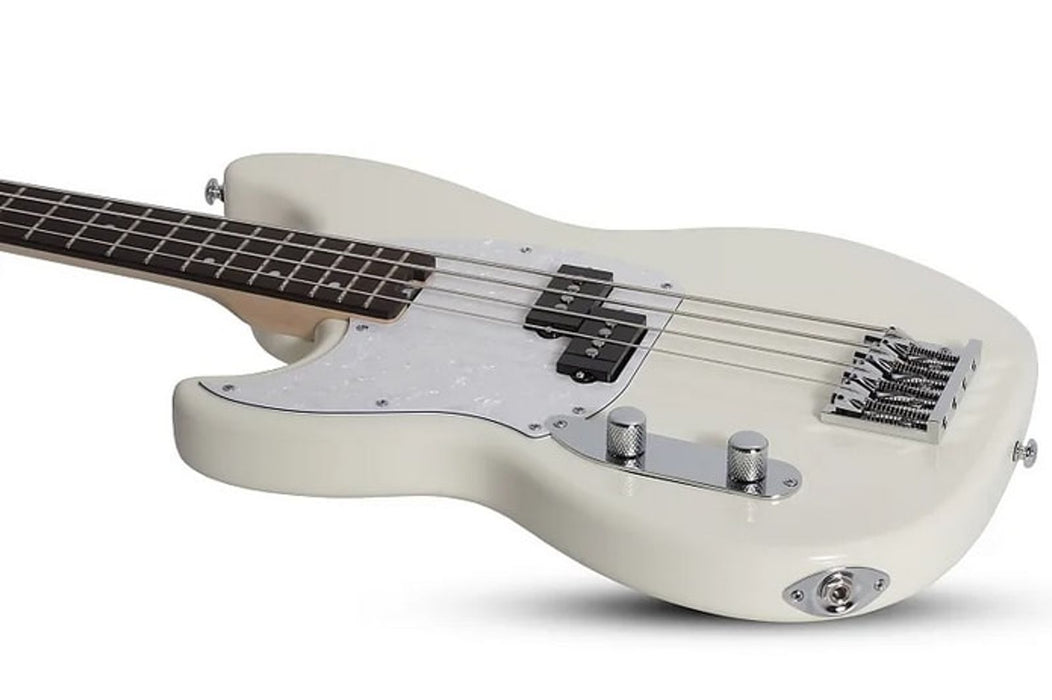 Schecter Banshee Bass Left-Handed Olympic White