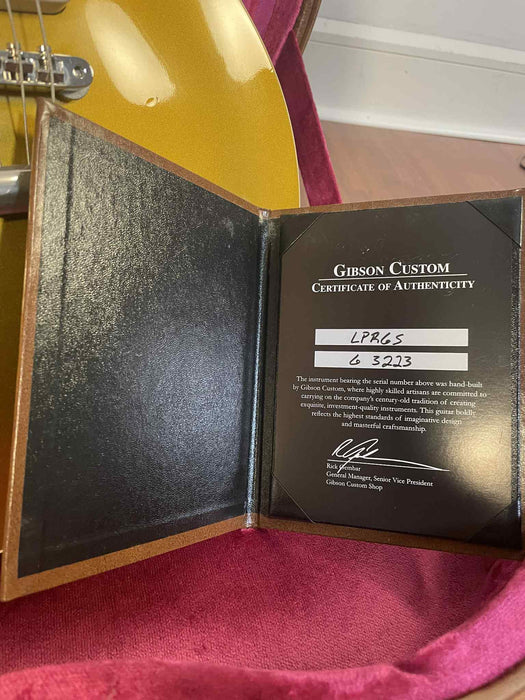 Gibson Custom Shop '56 VOS Gold Top - Left-Handed w/Case - Used