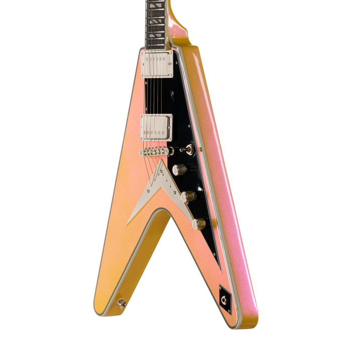 Epiphone Futura Flying V Custom Electric Guitar w/Gigbag, Solaris Shift