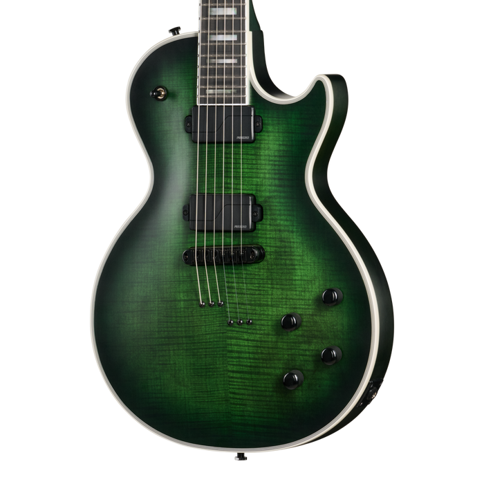 Epiphone Prophecy Les Paul Electric Guitar w/Case,  Forest Phantom Satin