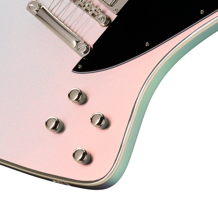 Epiphone Futura Firebird Custom Electric Guitar w/Gigbag, Quicksilver Shift