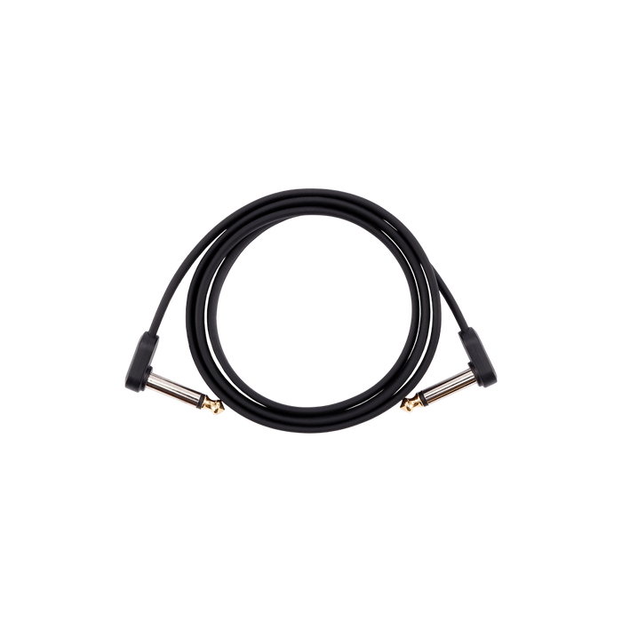 D'Addario 3' Flat Patch Cable, Right-Angle to Right-Angle