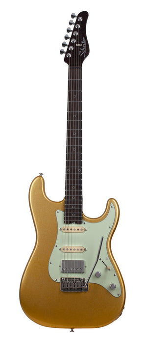 Schecter Nick Johnston Traditional 10th Anniversary HSS Electric Guitar, Atomic Saffron