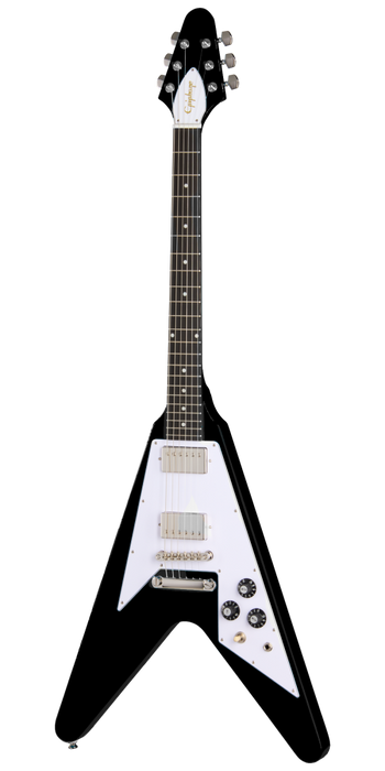 Epiphone Flying V 70s Electric Guitar w/Gigbag, Ebony