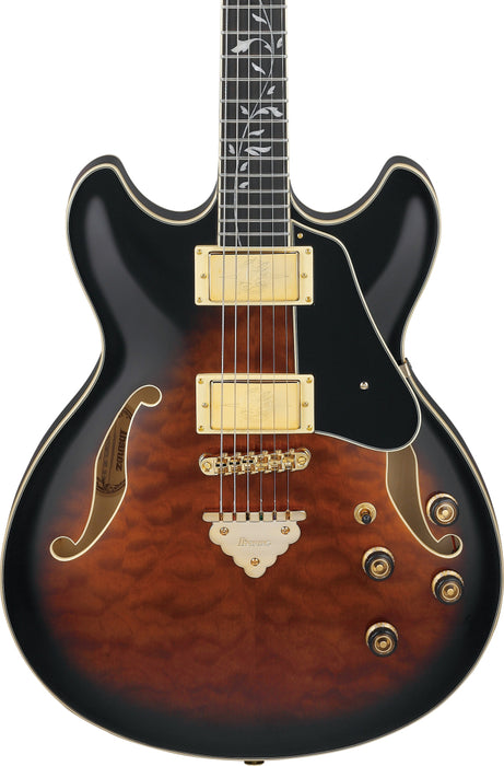Ibanez Artcore Expressionist Series Hollowbody Guitar - Dark Brown Sunburst
