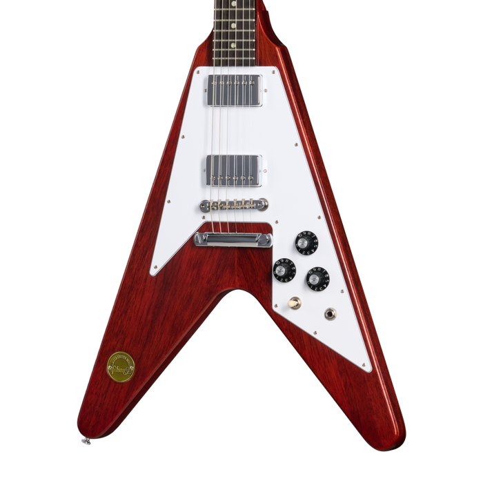 Gibson Custom Shop 1971 Medallion Flying V Reissue Electric Guitar w/Hardshell Case, Medallion Cherry