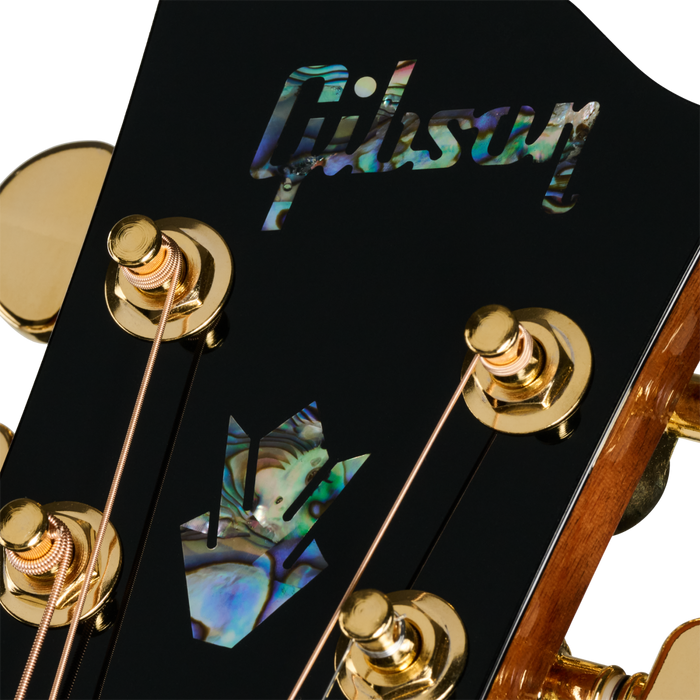 Gibson Custom Shop Hummingbird Elegant Koa Acoustic/Electric Guitar w/Hardshell Case, Honey Burst