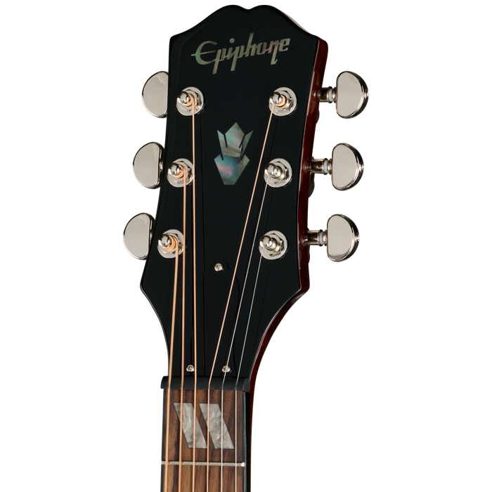 Epiphone Eric Church Hummingbird Dark Acoustic/Electric Guitar w/Hardshell Case, Cobra Burst