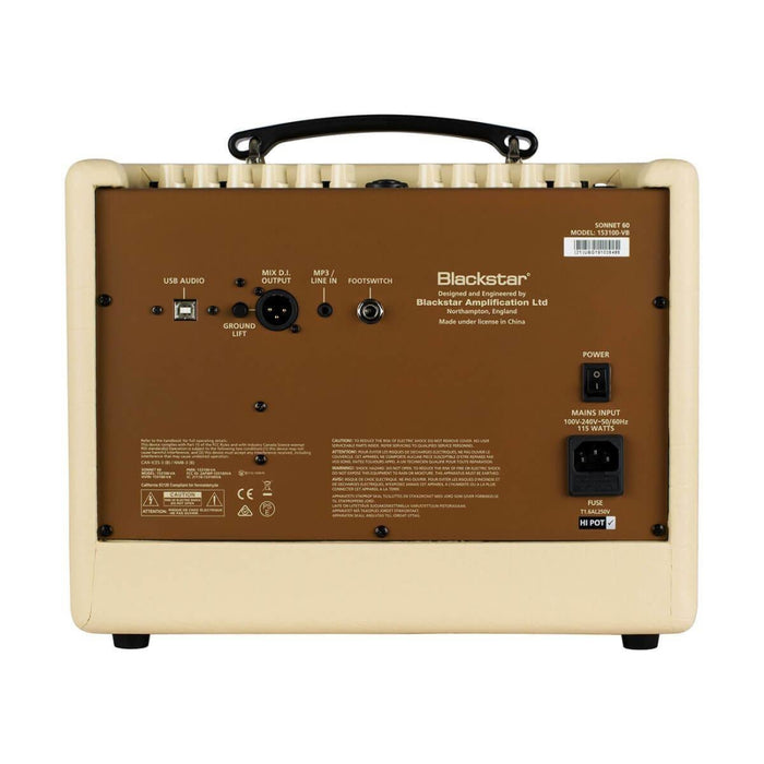 Blackstar - Sonnet 60 - 60W Acoustic Amp Blonde