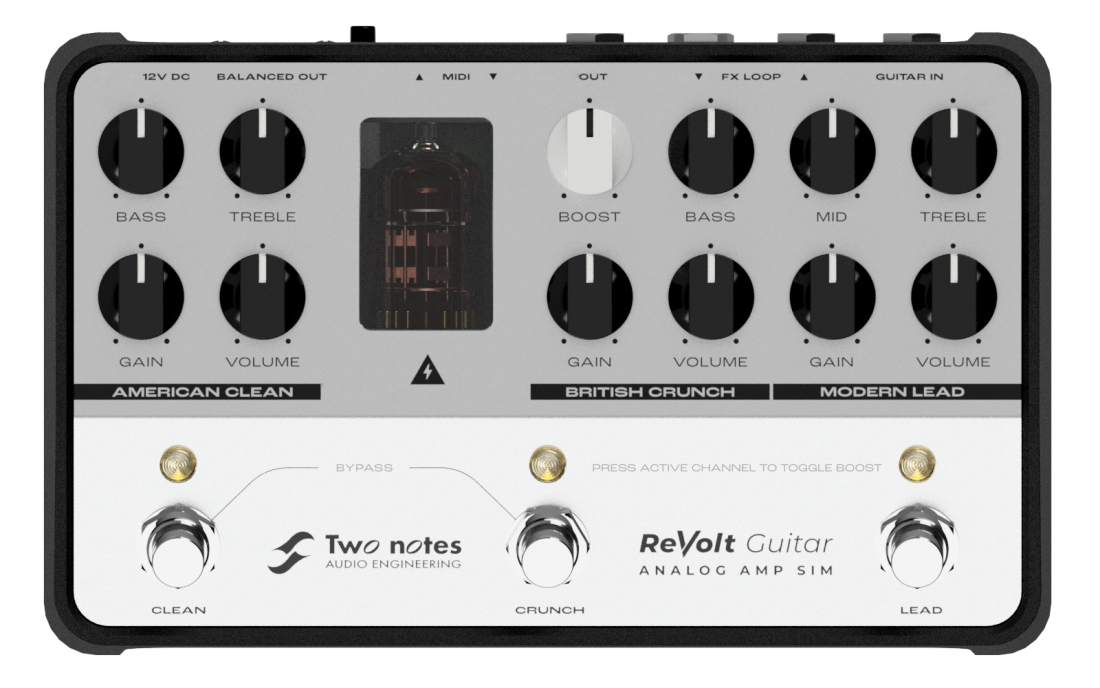 Two Notes Revolt Guitar Preamp Pedal