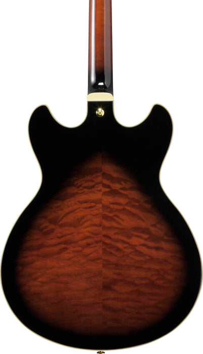 Ibanez Artcore Expressionist Series Hollowbody Guitar - Dark Brown Sunburst