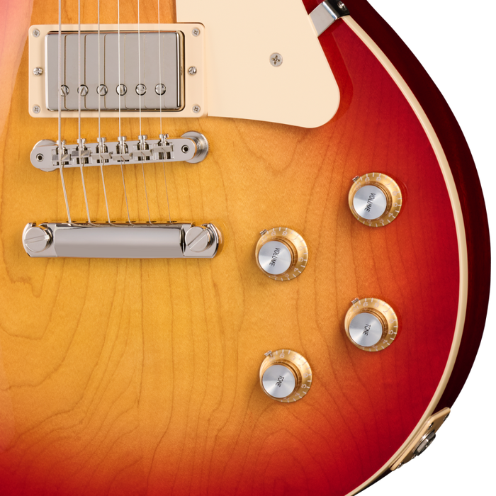 Gibson Les Paul Standard 60s Plain Top Electric Guitar w/Hardshell Case, Heritage Cherry Sunburst
