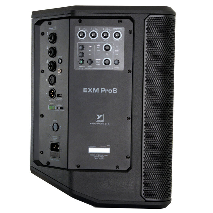 Yorkville Sound EXM Pro-8 Battery Powered Loudspeaker - 8''