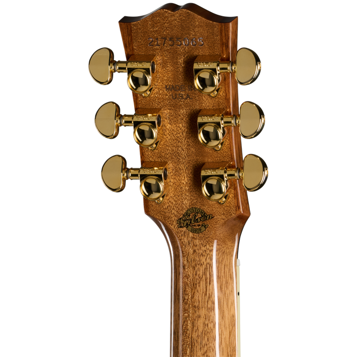 Gibson Custom Shop Hummingbird Elegant Koa Acoustic/Electric Guitar w/Hardshell Case, Honey Burst